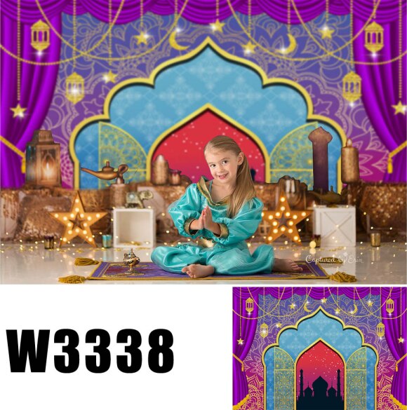 <span style=''>[해외]사진 배경 마법의 카펫 알라딘 램프, 어린이 베이비 샤워 생일 파티 장식 스튜디오 ..</span>